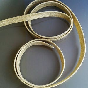 Passepoil lamé coloris doré 10mm