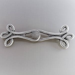 Metal brandenburg 10 cm color silver