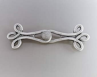 Metal brandenburg 10 cm color silver