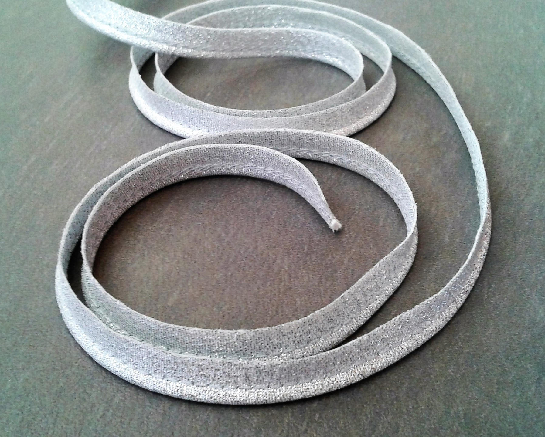 Laminated Piping in Silver Color 10 Mm Etsy