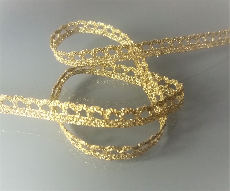 Golden lace width 8 mm 画像 1