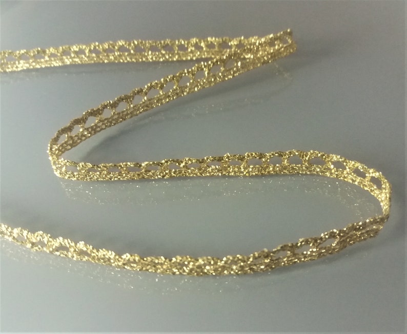 Golden lace width 8 mm 画像 3