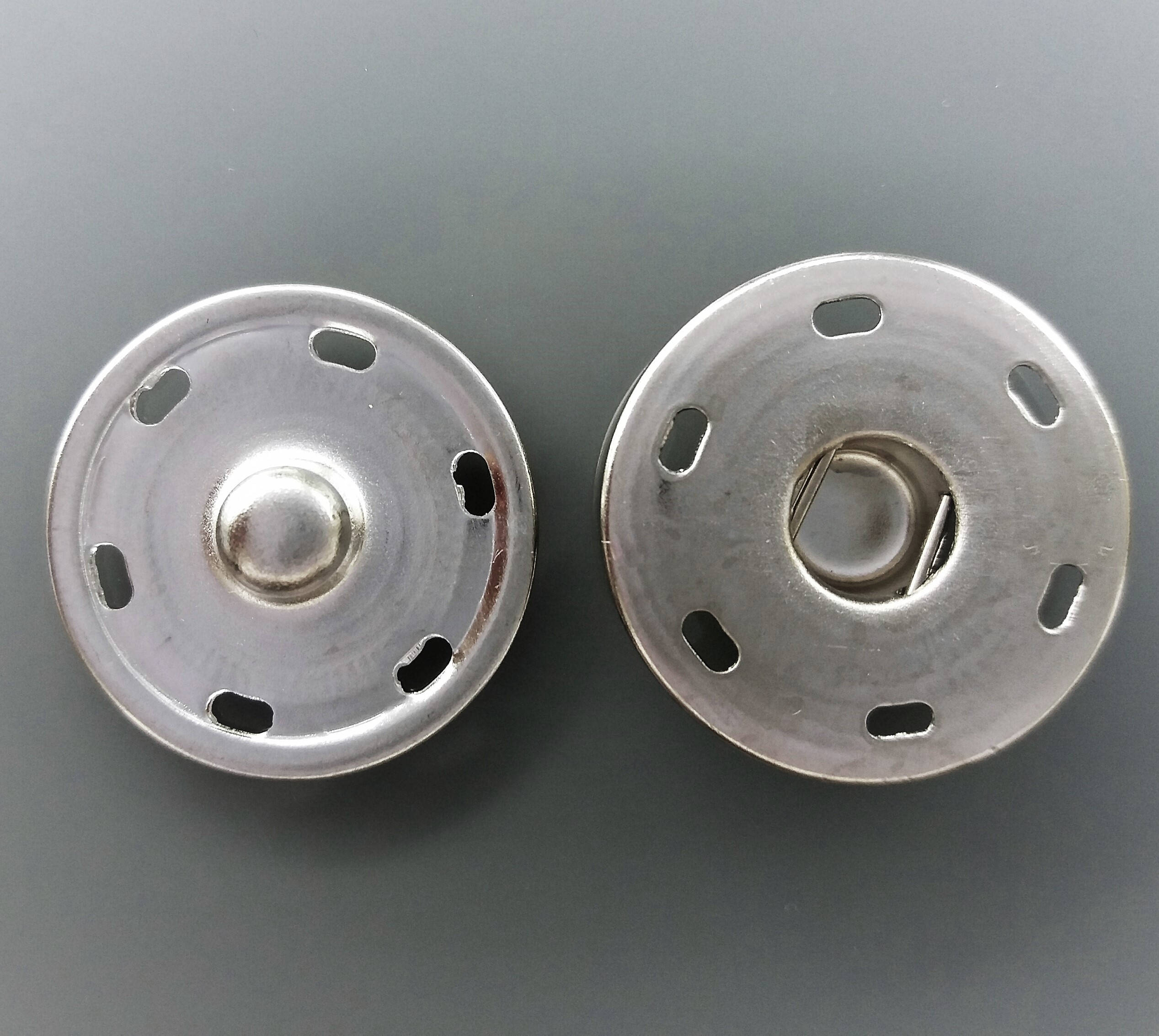 14 Bottoni Set Cappotto Blu / Trasparente 4 Fori Resina 4 X 2,2 Cm 10 X - Foto 5