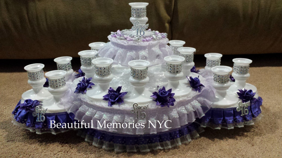 Sweet 16 Candelabra / Sweet 16 Candle Holder / Quinceanera Etsy