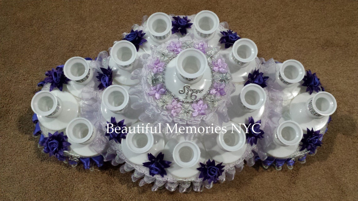 Sweet 16 Candelabra / Sweet 16 Candle Holder / Quinceanera Etsy