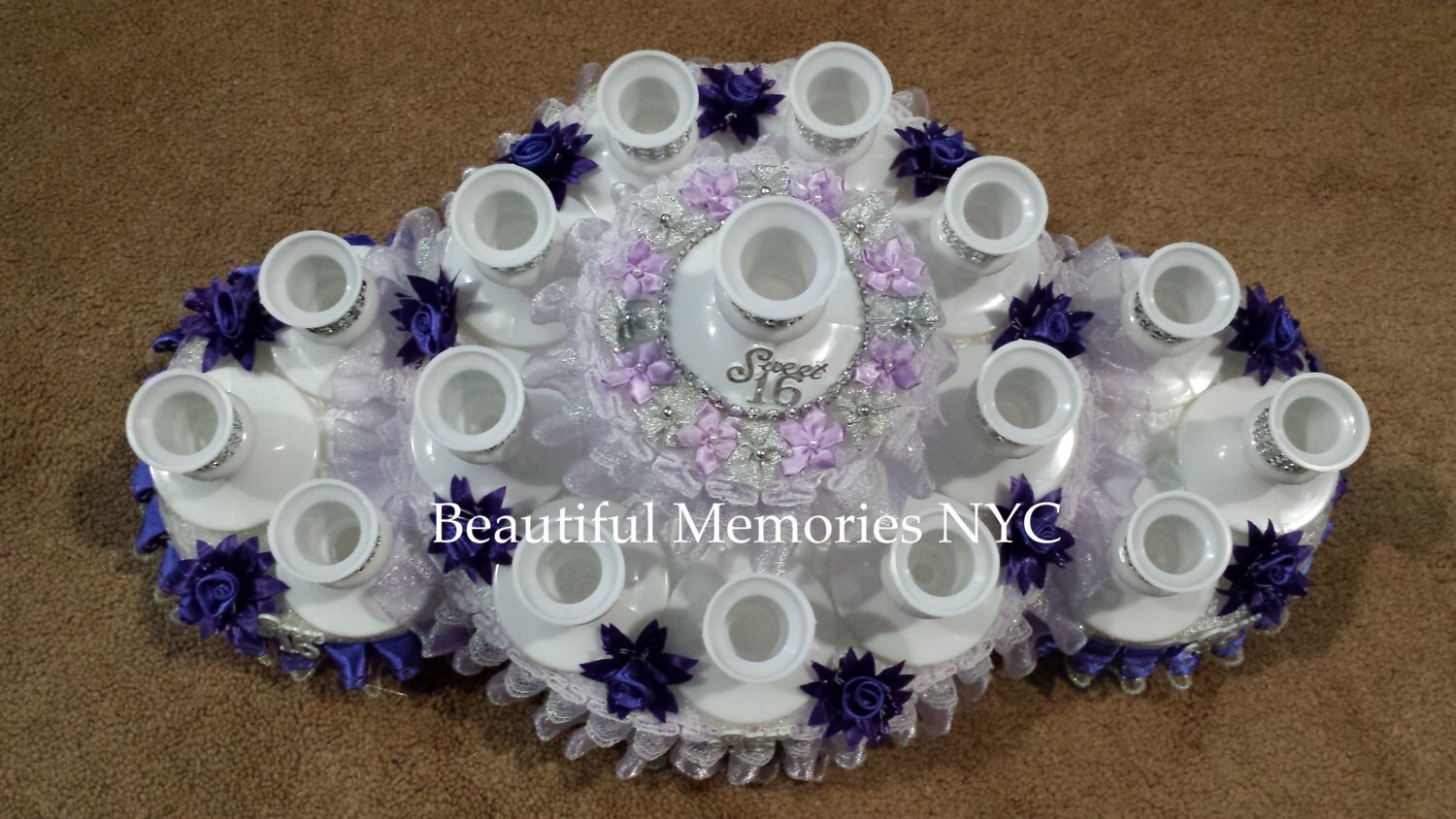 Sweet 16 Candelabra / Sweet 16 Candle Holder / Quinceanera Etsy