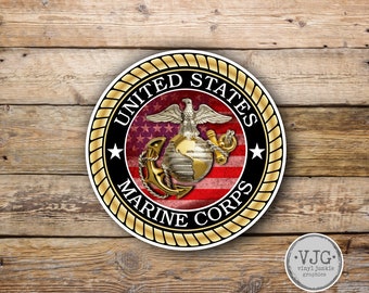 4 United States Marine Corps Retired USMC Decal One ProSticker 424V 4 United States Marine Corps Retired USMC Decal One ProSticker 424V