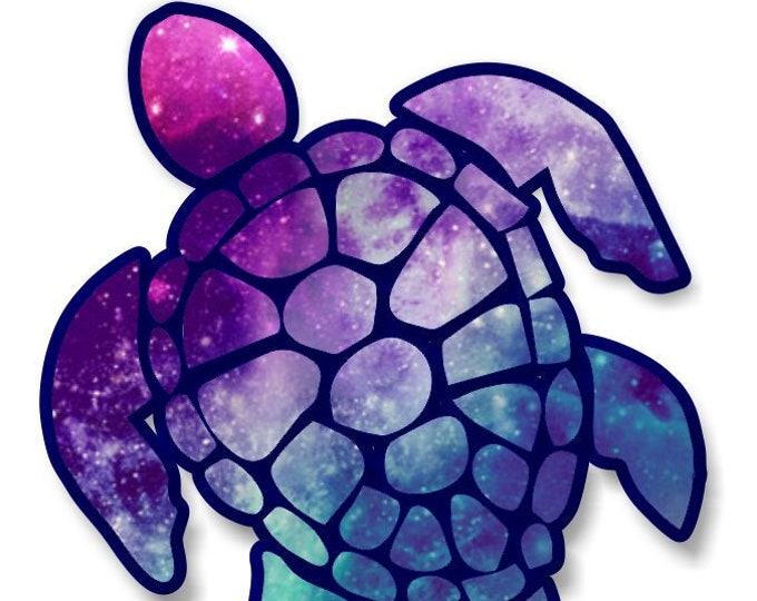 Sea Turtle 3"  sticker for cell phones, cars, trucks laptops  stick to any smooth surface