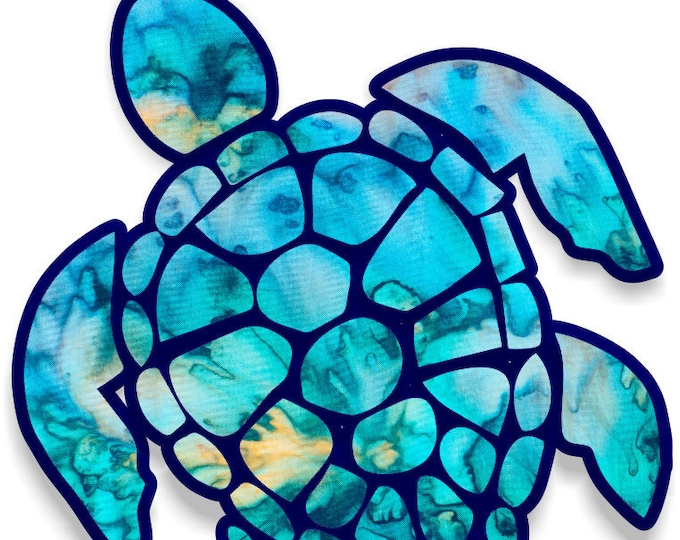 Sea Turtle 3"  sticker for cell phones, cars, trucks laptops  stick to any smooth surface