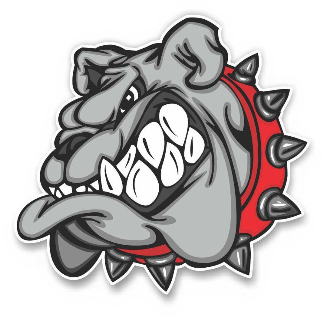 Bulldog Sticker Die Cut Decal Bumper Sticker for Laptops Cars Trucks Windows Etc. Etsy