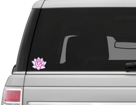 Hibiscus Blossom Flower Car Sticker Sticker Tattoo Laptop Wall Tattoo Bathroom Kitchen