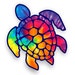 Sea Turtle Lilly Inspired Patterns Sticker for Yeti Car Truck or Laptop ...