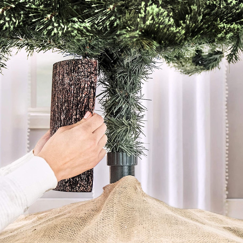 Fake Bark Wrap That Covers up Ugly Pole on Any Fake Christmas Etsy