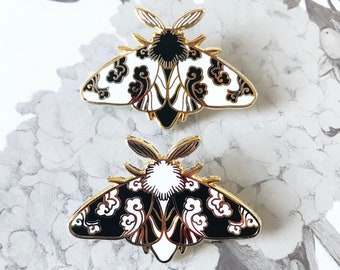 Cloud Moth - A Grade - Hard Enamel Pin