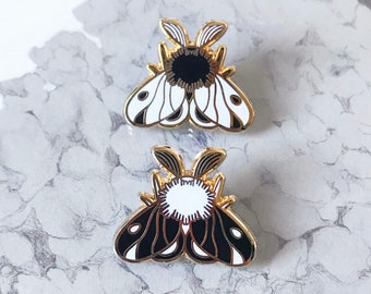 Tiny Moths Version 2 - A Grade - Hard Enamel Pin