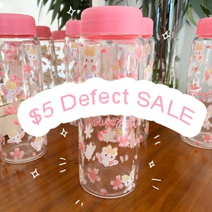 DEFECT Display glass bottle/vase- read description before purchase