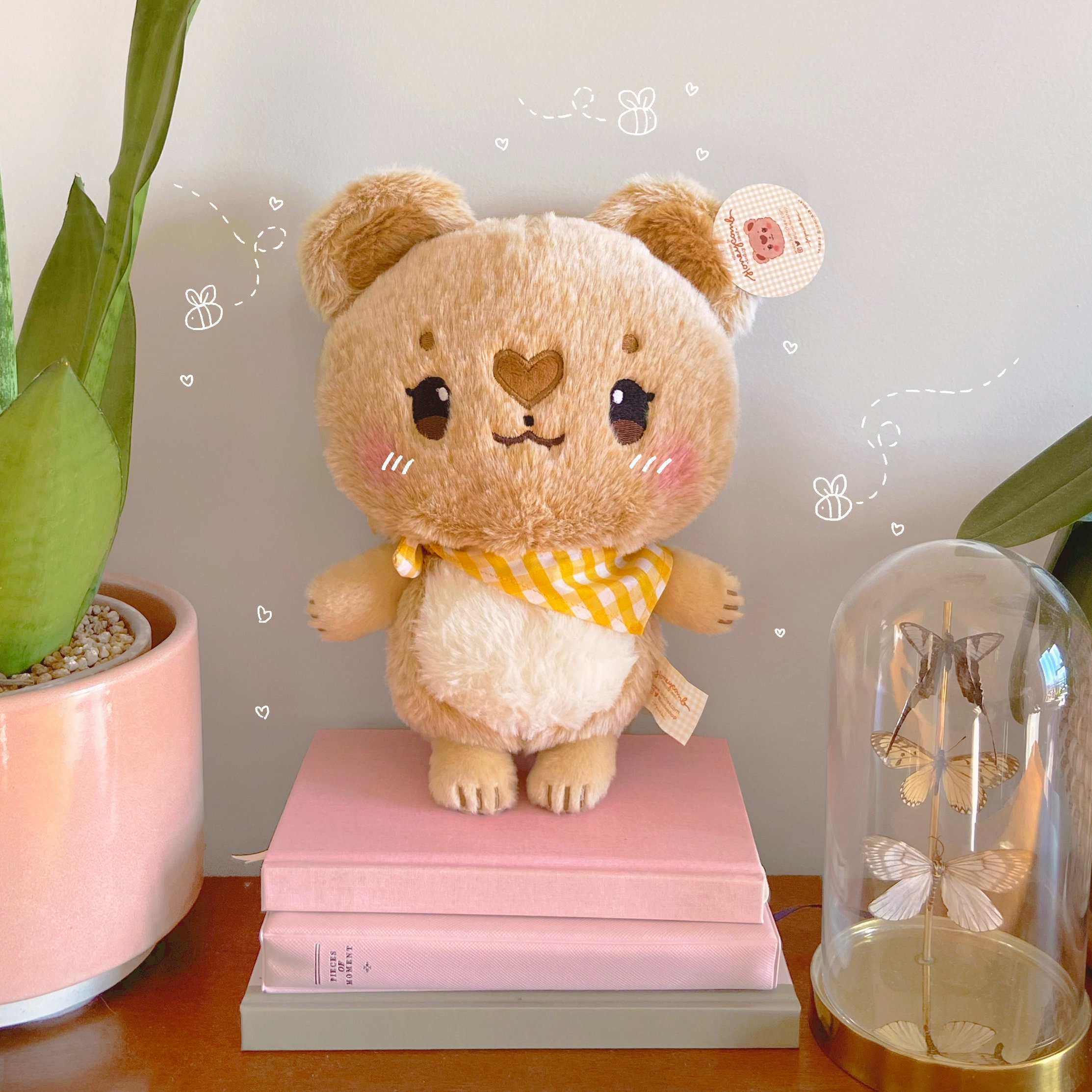 Honeycomb Teddy Bear Plush - Etsy