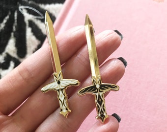 Moth Sword - A Grade - Hard Enamel Pin