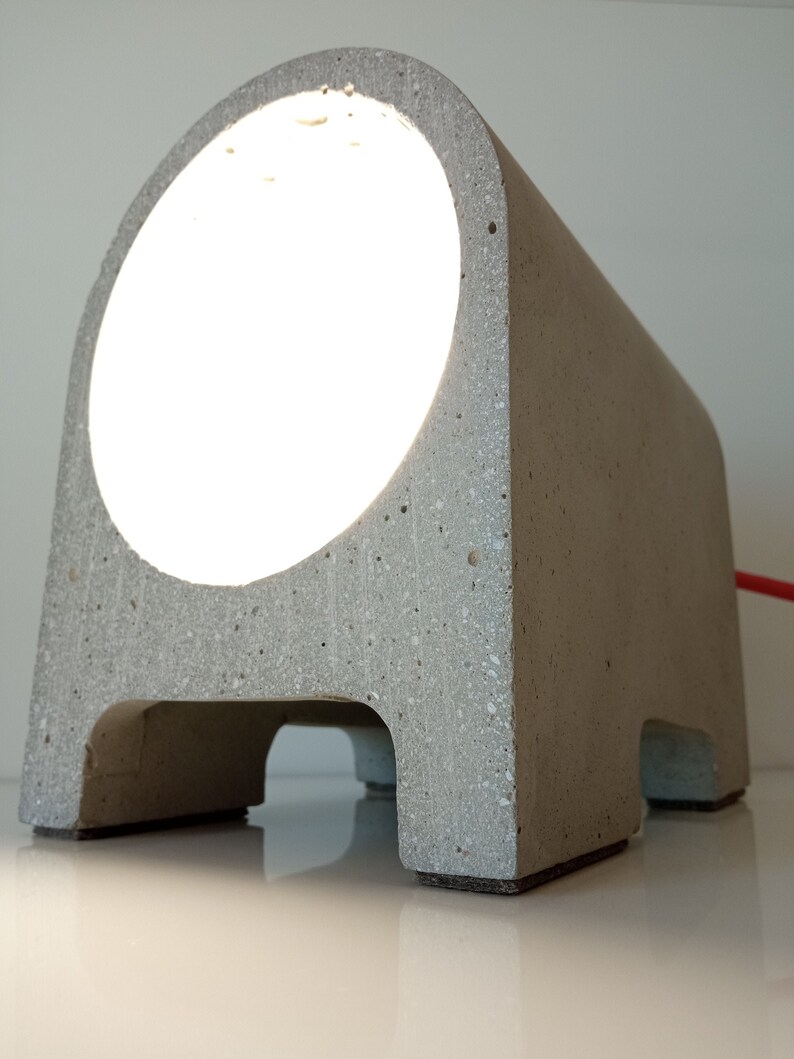 Decorative concrete lamp image 2