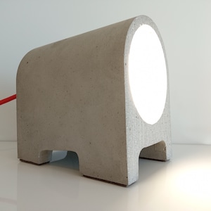 Decorative concrete lamp image 1