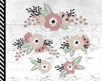 Colorful Flowers Etsy