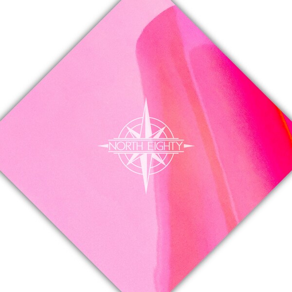 Opal Chrome Hot Pink Adhesive Vinyl, Hot Pink Vinyl, Teckwrap Craft Vinyl, Opal, Holographic, Vinyl, 12" x 12" Sheet