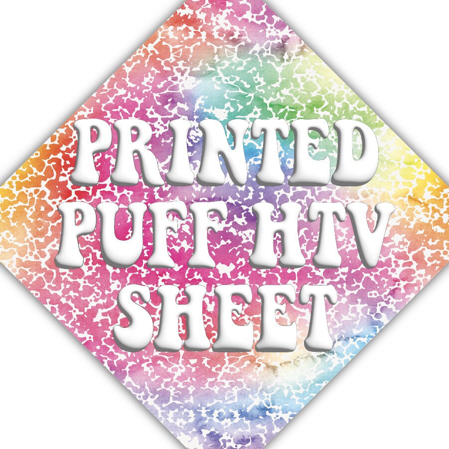 Puff Heat Transfer Vinyl Sheets, Stahls' CAD-CUT Puff HTV