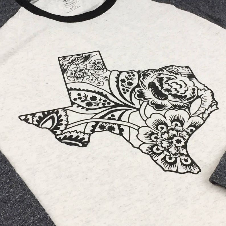 Download Texas Rose svg cut file Floral Texas Cutfile Texas | Etsy
