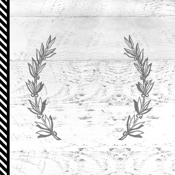 Download Laurel Leaf Svg Cut File Farmhouse Sign Design Dxf Etsy PSD Mockup Templates