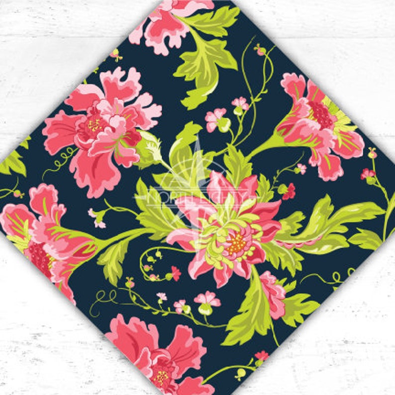 Floral Vinyl Flower Adhesive Craft Vinyl Printed htv Etsy