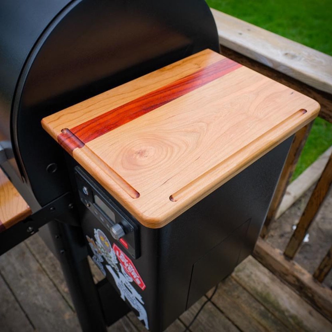 Custom prep tables / cutting boards for Traeger grill shelves Etsy