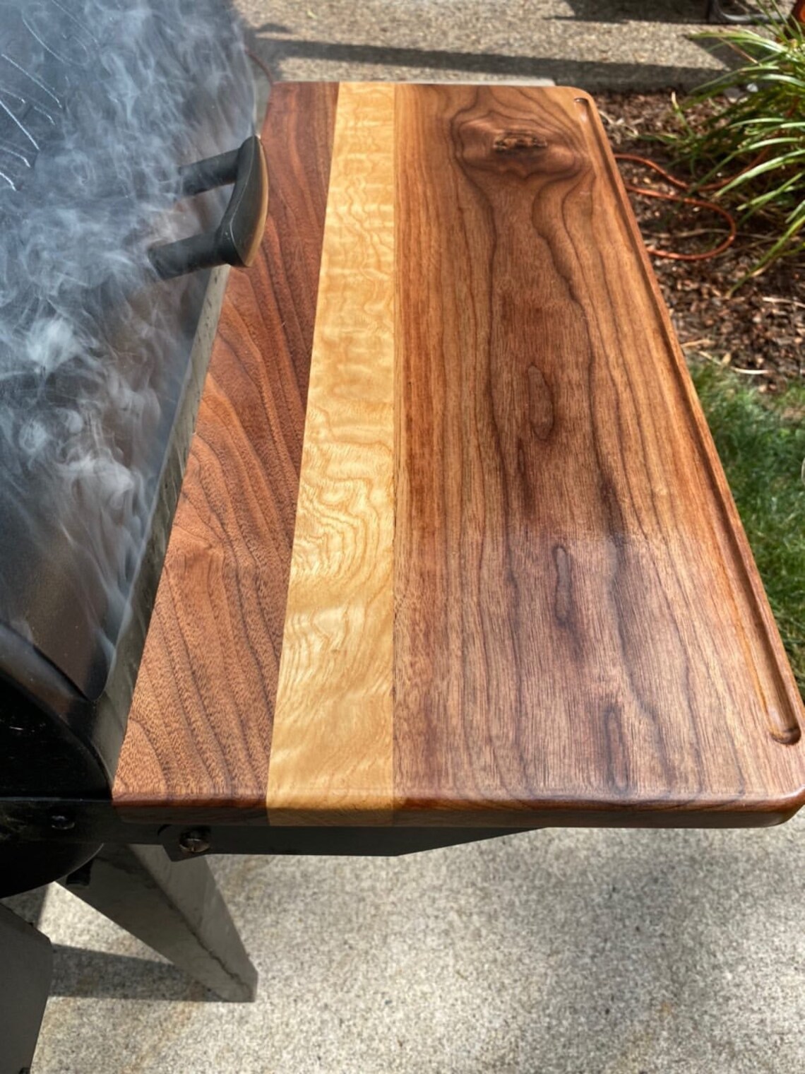 Custom prep tables / cutting boards for Traeger grill shelves Etsy