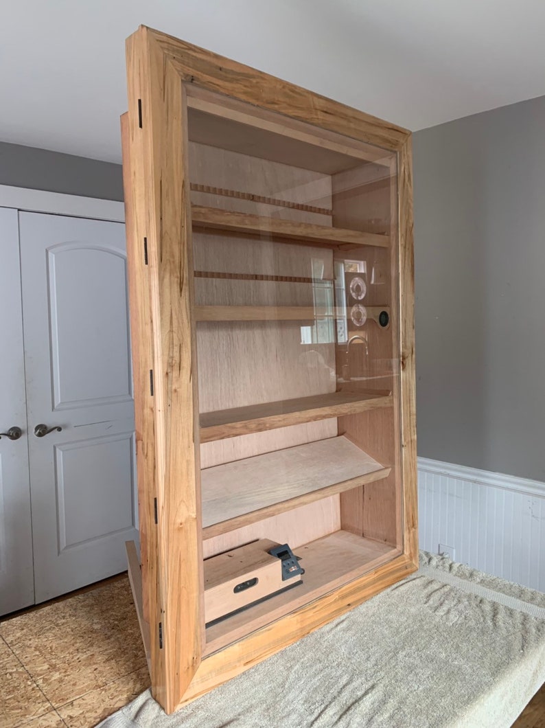 48x36 Inwall Display Humidor With Cigar Oasis Etsy