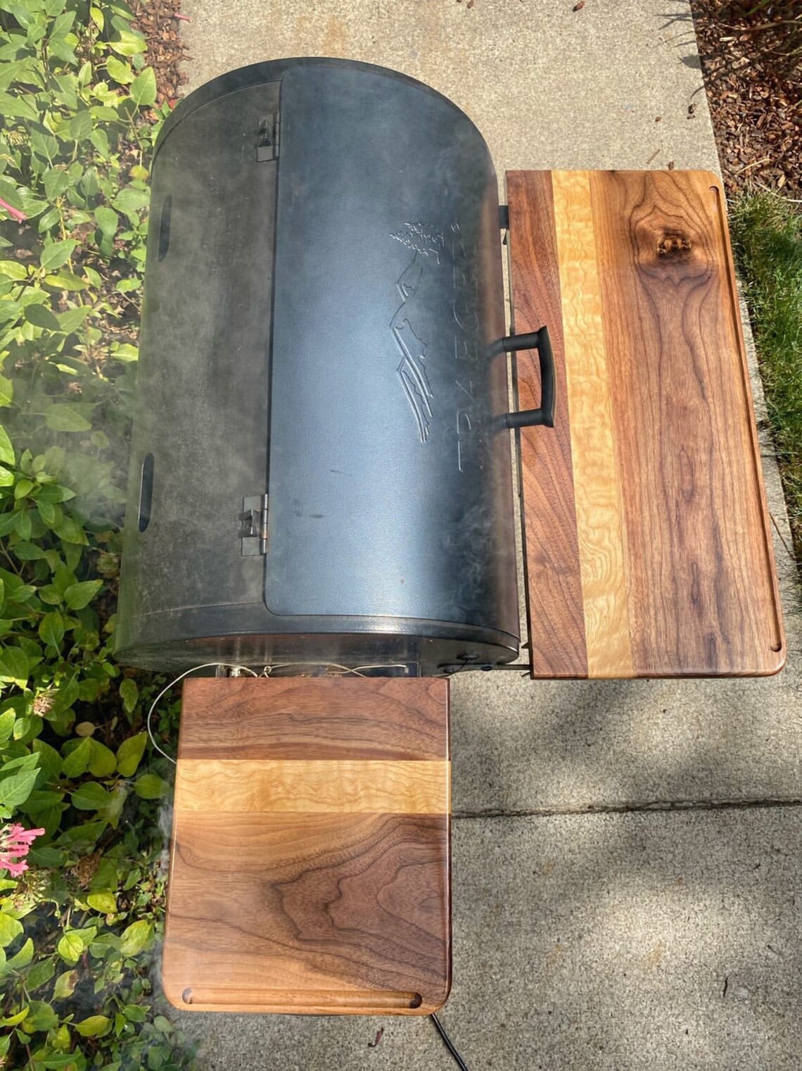 Custom prep tables / cutting boards for Traeger grill shelves Etsy
