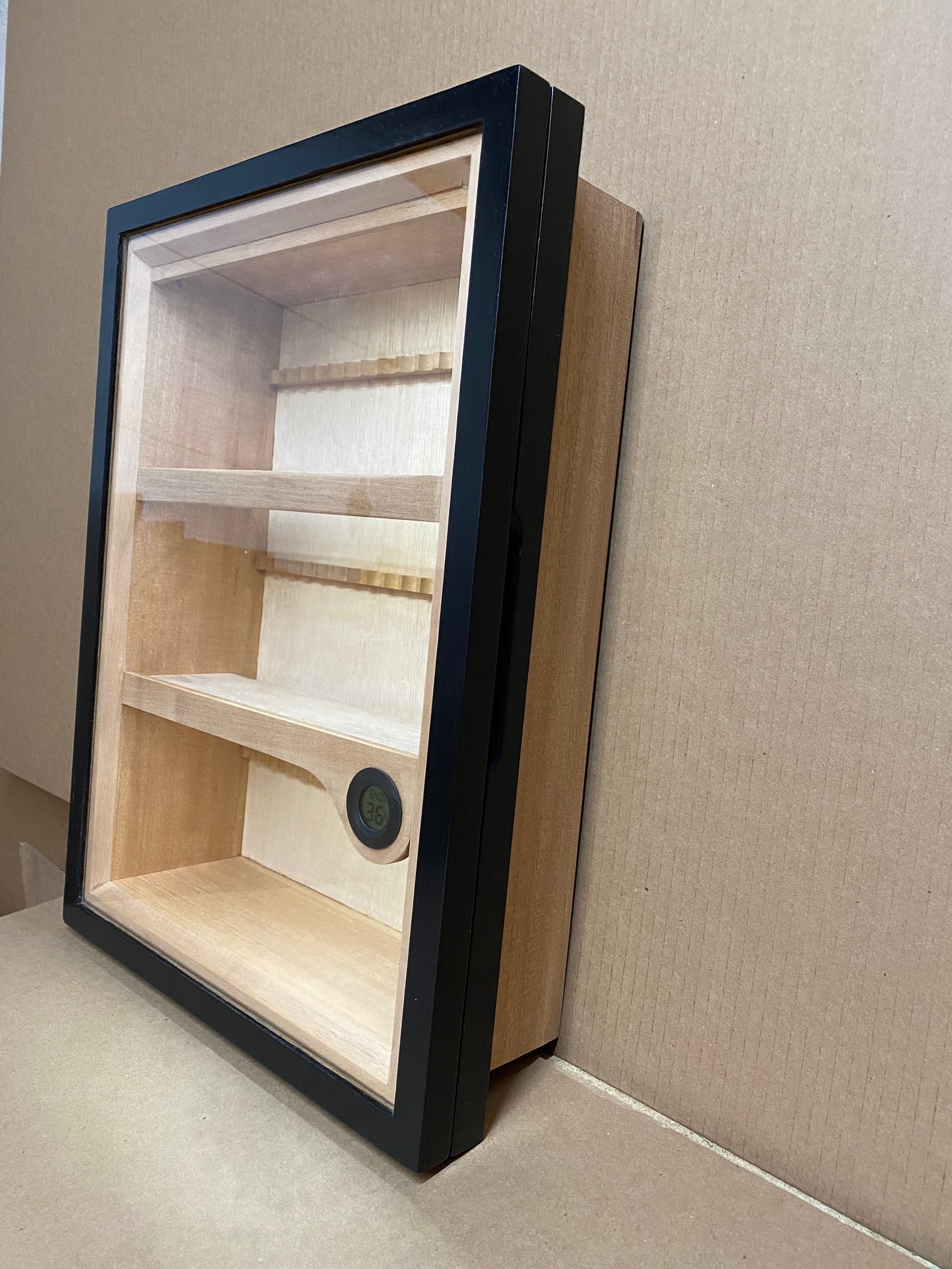 Modern Style Inwall Humidor With Illumination for Homes With Etsy