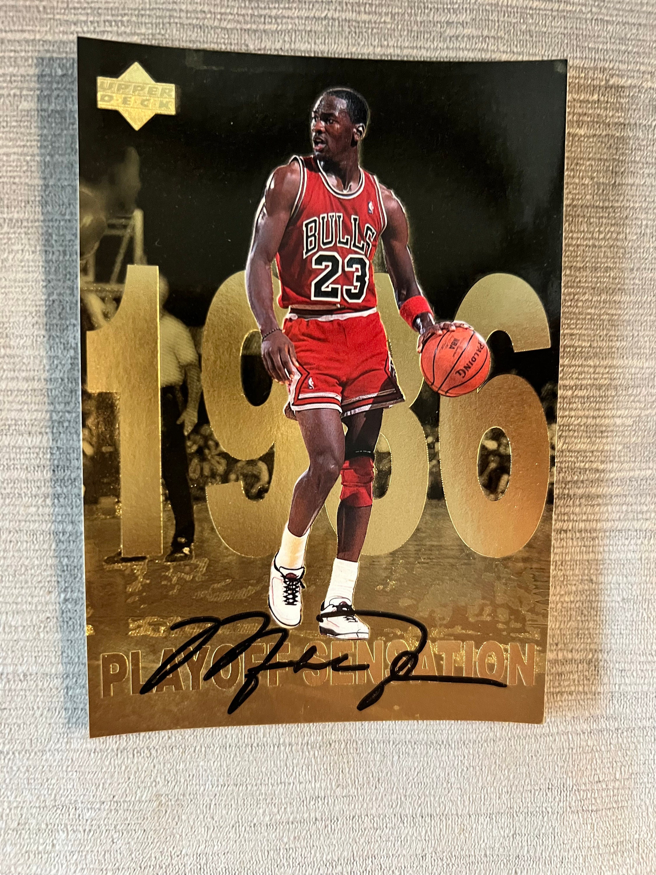 Michael Jordan Upper Deck Gold Refractor Cards Full Set of 12 - Etsy