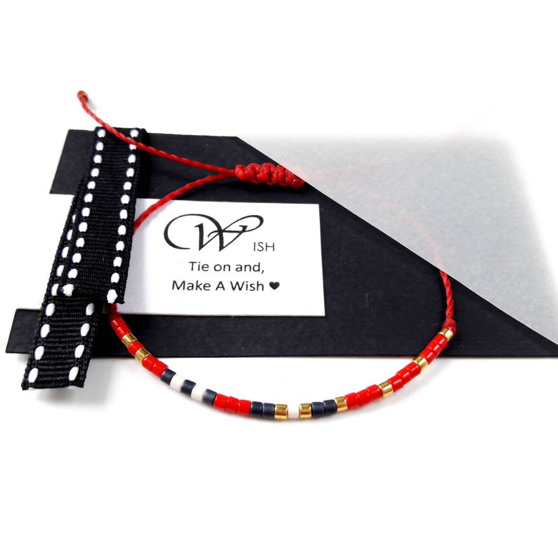 Red string bracelet friendship bracelet stackable bracelet red Etsy