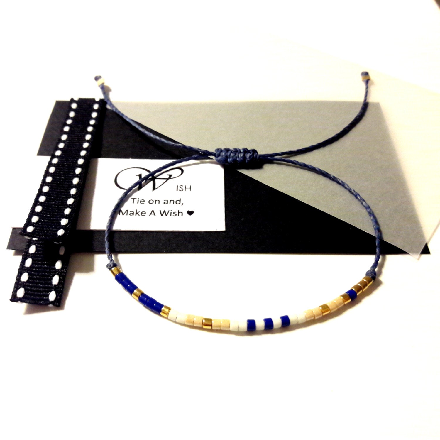 Delicate Layering Bracelet, Friendship Bead Bracelet, String Bracelet