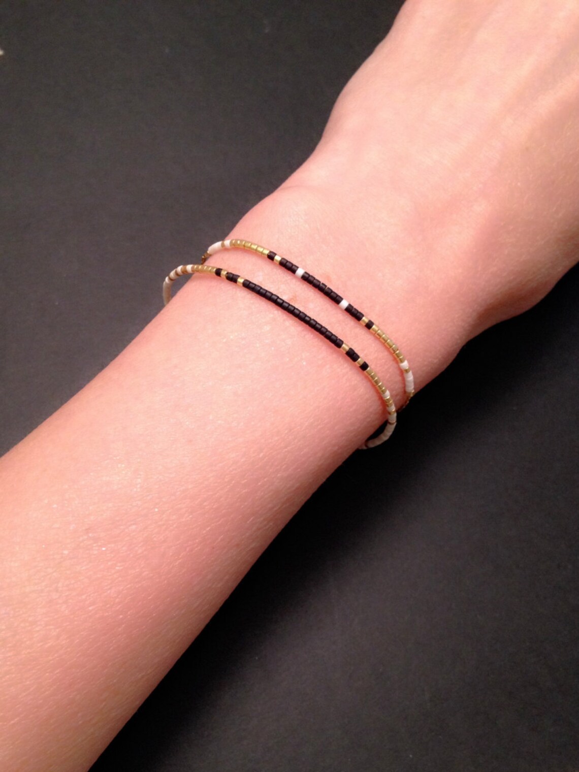 Dainty Gold Bracelet Best Friend Gifts for Her Gold Beaded Etsy