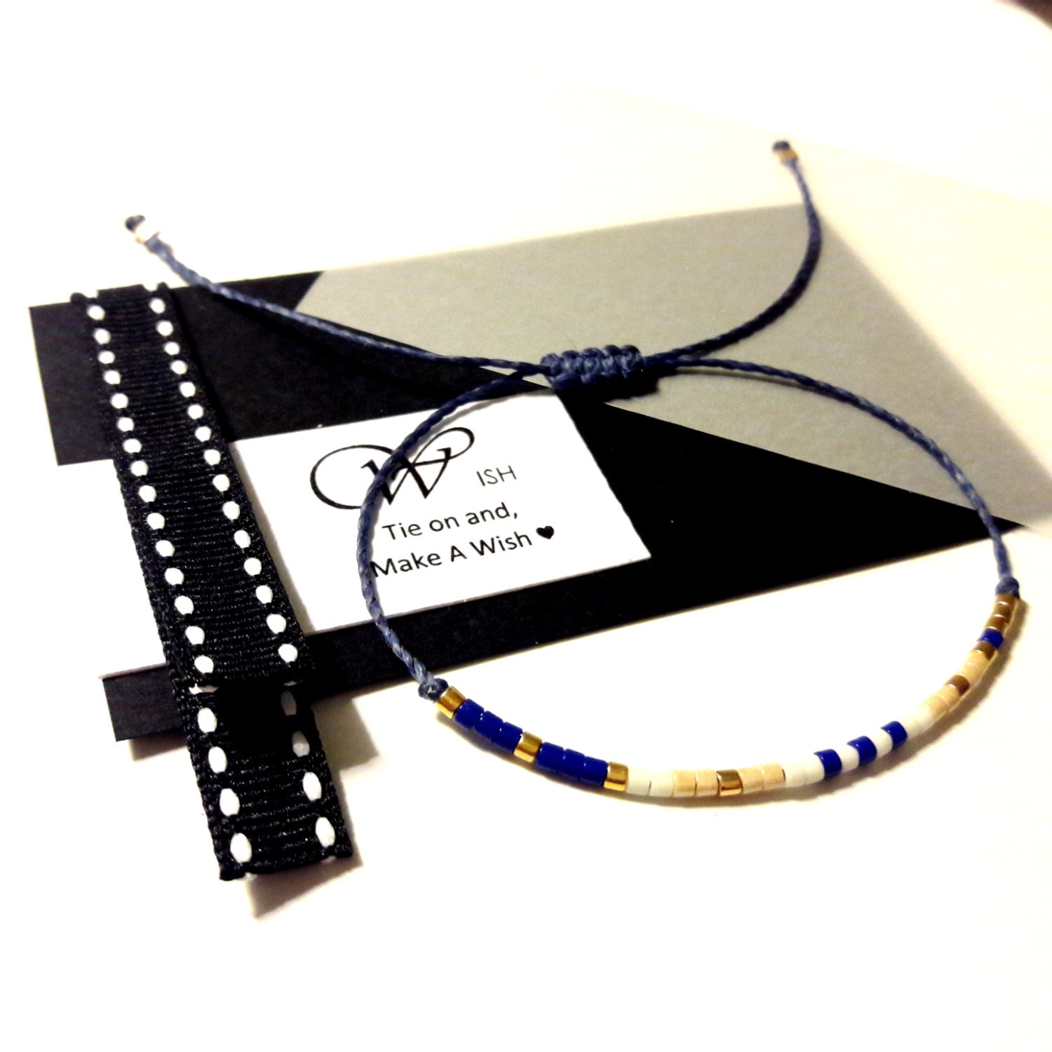 Delicate Layering Bracelet, Friendship Bead Bracelet, String Bracelet