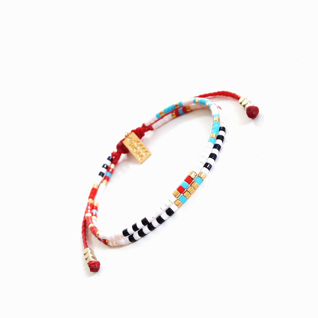 Surfer Girl Bracelet, Mens Surfer Bracelet, White Surfer Bracelet