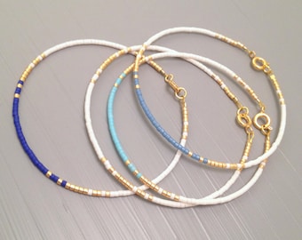 Everyday bracelet beaded tiny gold bracelet gold bead bracelet beaded bracelets Minimalist Jewelry
