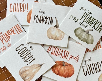 Autumn Favor Tags, Fall Goodie Bag Tags, Funny Pumpkin Tags, Instant Download, Print at Home, Pumpkin Jokes, Fun Fall Gift Tags