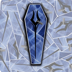 Hades/god of the underworld vinyl sticker