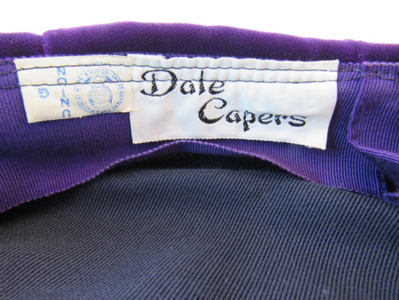 Vintage 40s 50s Dale Capers Velvet Grosgrain Ribb… - image 10