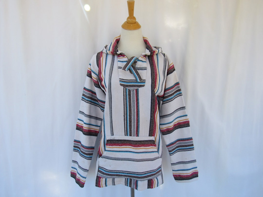 Vintage 90s Original Senor Lopez Aztec Striped Herringbone - Etsy