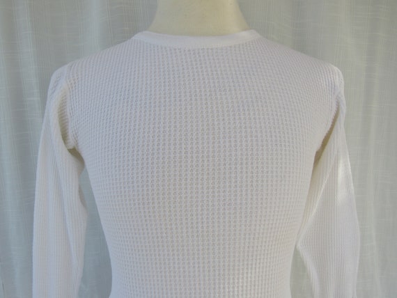 Vintage 50s 60s Penmans Thermal Cotton Undershirt… - image 3