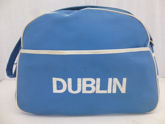 Vintage 60s Irish Dublin Shoulder Bag Travel Carr… - image 2