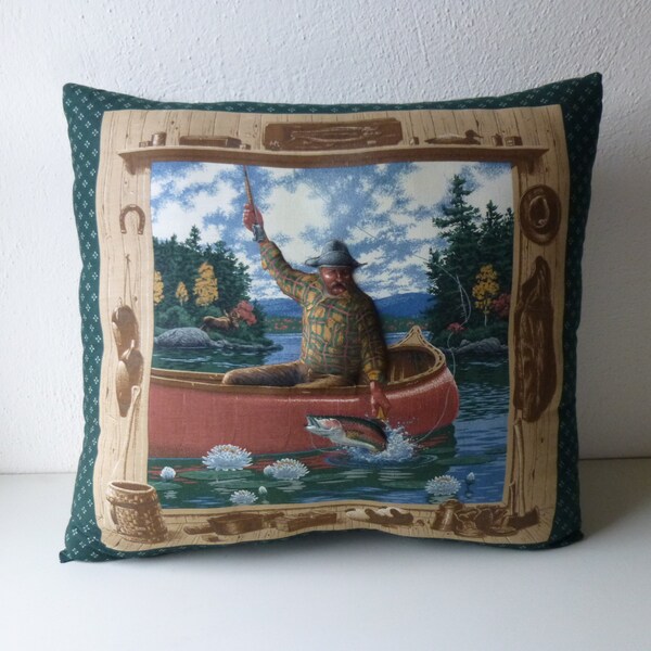 Fishing Pillow Etsy