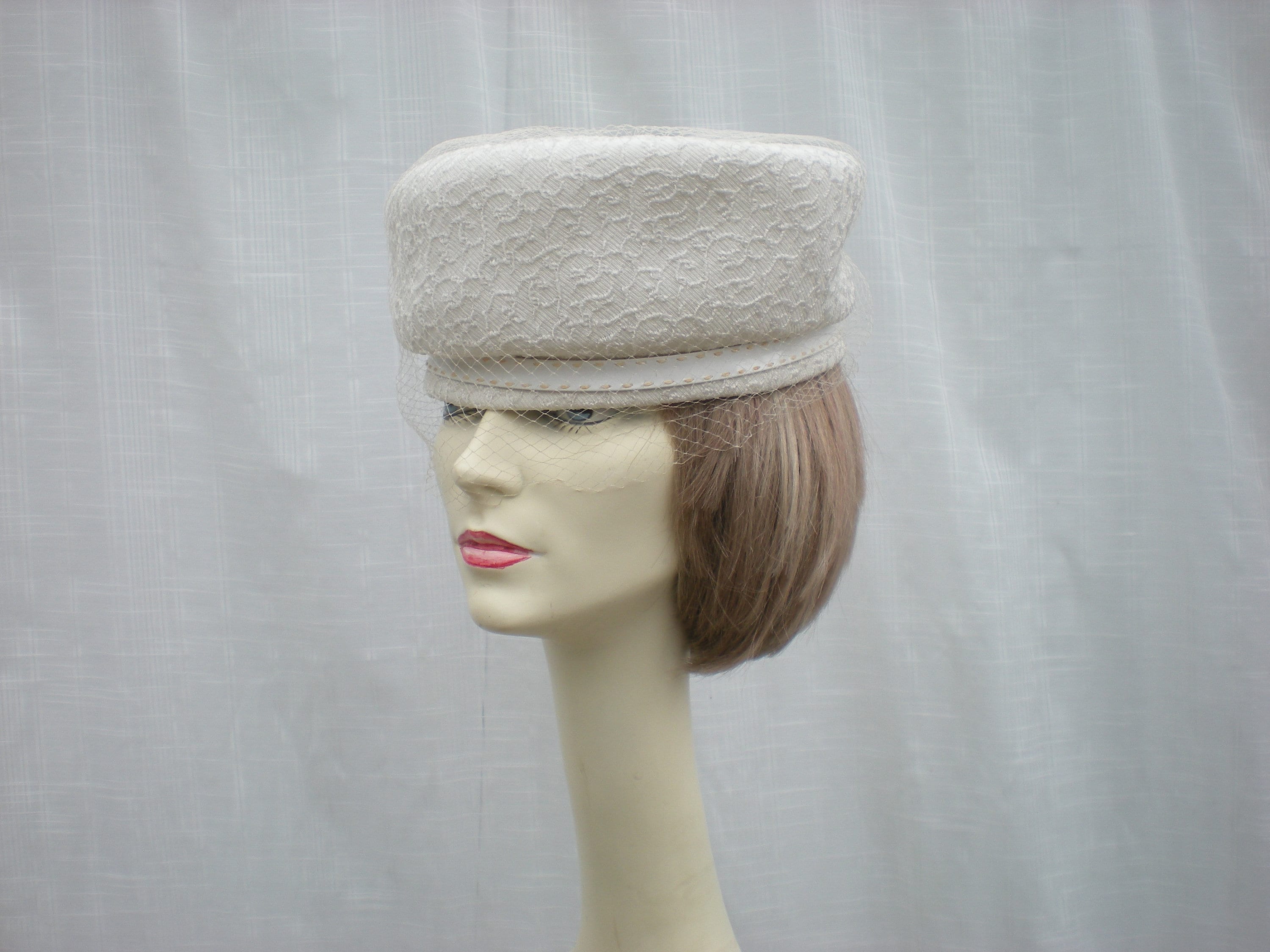 Hat, Tapestry Custom Pillbox Hat, Vintage 1970s Tapestry Pillbox Hat - Carpet Bag Heaven main image 2